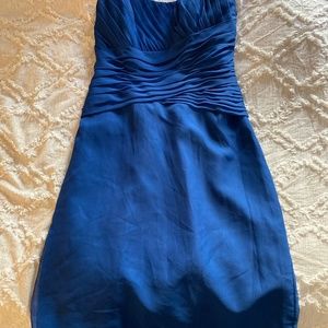 Blue bridesmaid dress